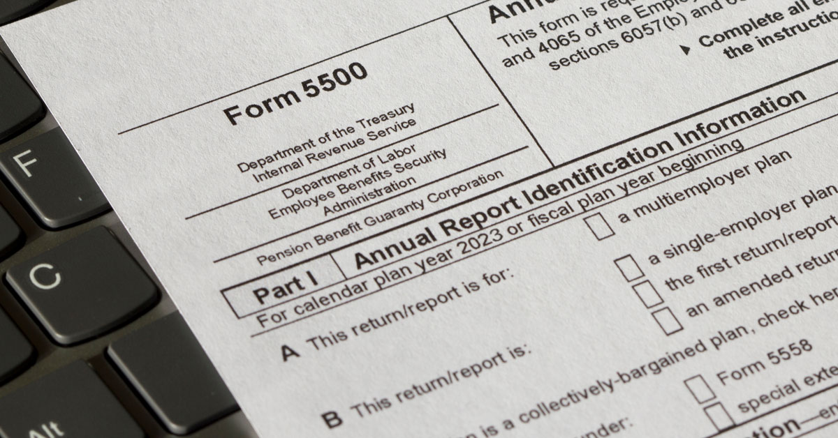 What’s new for the 2023 IRS Form 5500?